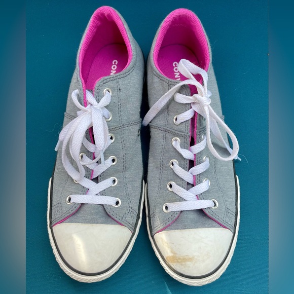 Converse Chuck Taylor All Star Madison Low Top Oxford Gray Pink Junior Size US 6 - Picture 11 of 11